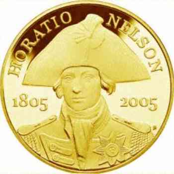 Click para ampliar. Pulsa en el nombre para ver la ficha. Moneda conmemorativa de Lord Nelson